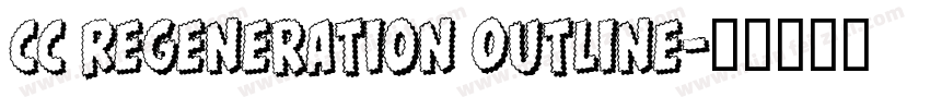 CC Regeneration Outline字体转换